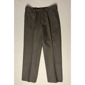 Strum German Military Wool Pants Men's Size 36x32 Gray Straight Pleated G52